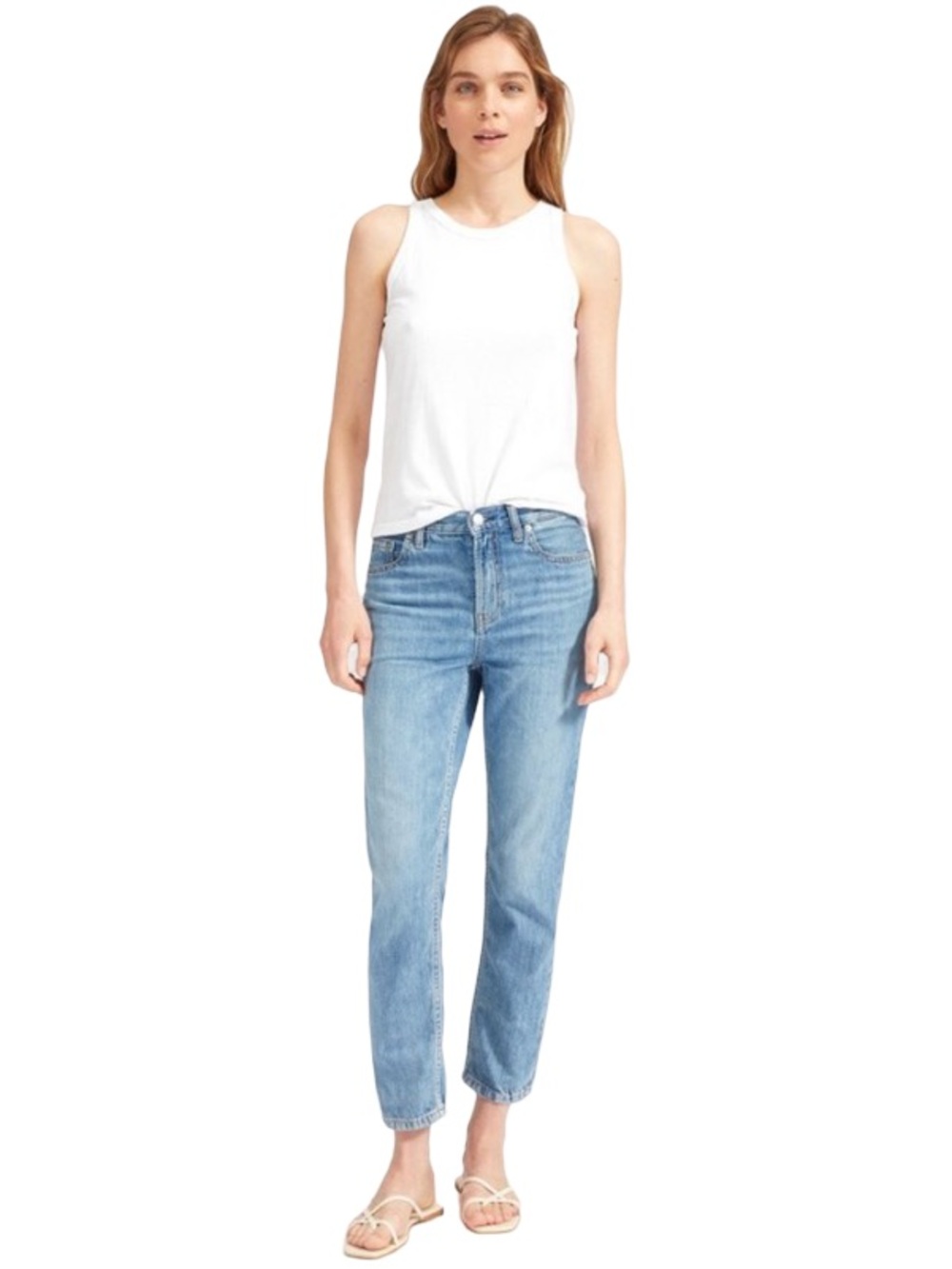 Everlane The Summer Jean Boyfriend Jeans Blue Waist 28